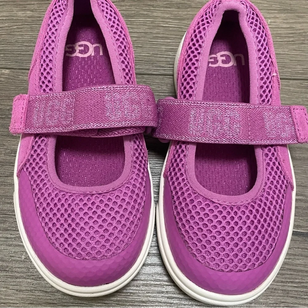 UGG Rennon Skimmer Toddler Girl Mesh Sneakers Purple Sz 8 NEW without Box